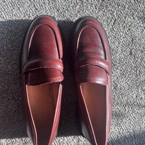 Madewell Bradley Lugsole Loafer in Cherry